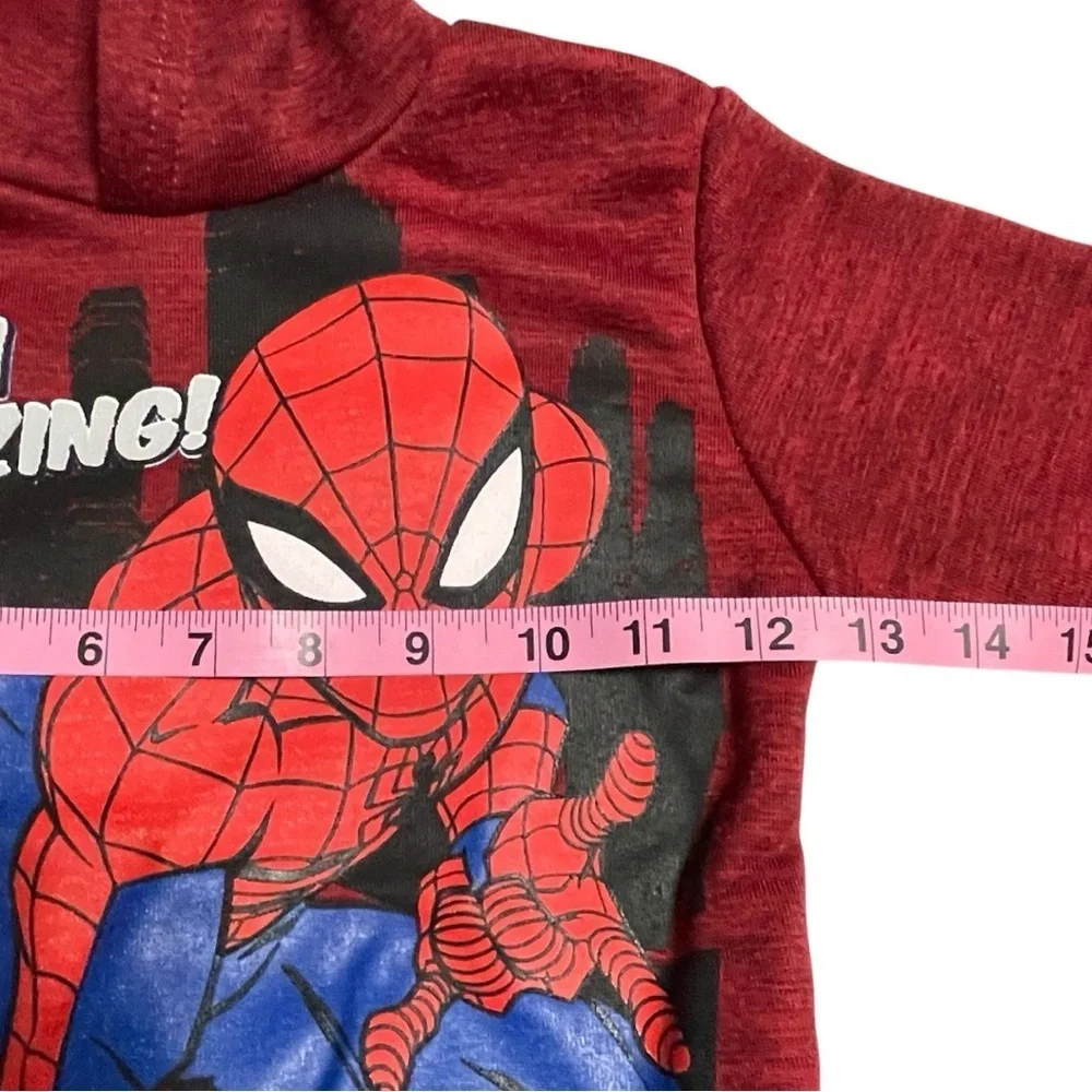 Marvel Spider-Man boys 2-fer size 2T/3T hooded sweatshirt and 2 piece Pajama set